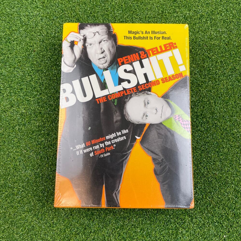 Penn & Teller: Bullshit! The Complete Second Season 3 Discs Sealed
